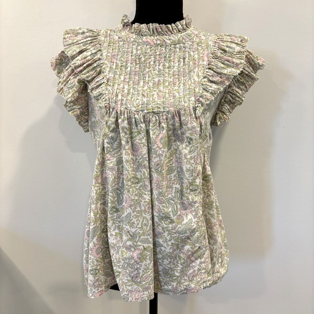 House of Harlow 1960 High Neck Floral Josepha Top Small $168